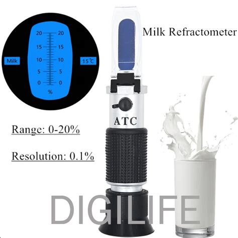 refractometer milk analysis|brix refractometer formula.